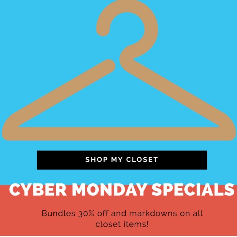 Cyber Monday specials! Specials end Tuesday 7AM MT